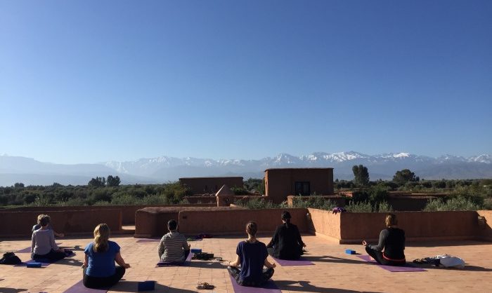 rooftop yoga high atlas marrakech
