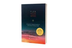 Flex your mind yoga book cover